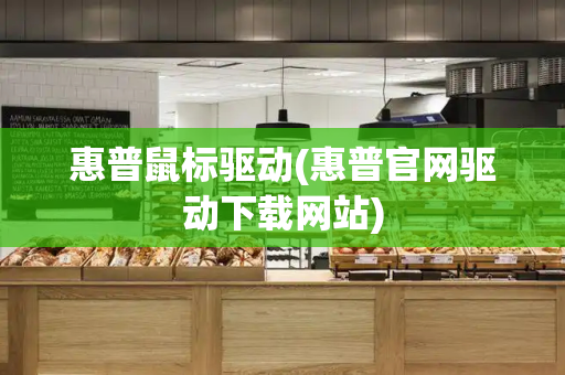 惠普鼠标驱动(惠普官网驱动下载网站)