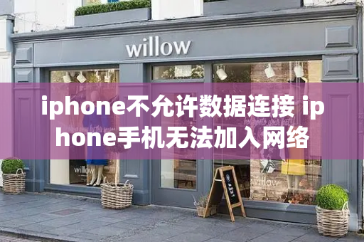 iphone不允许数据连接 iphone手机无法加入网络