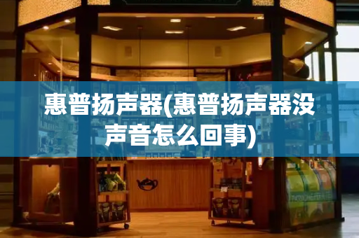 惠普扬声器(惠普扬声器没声音怎么回事)