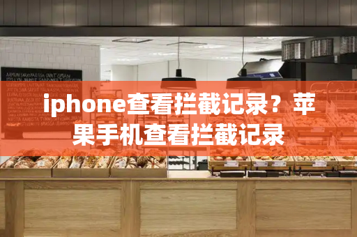 iphone查看拦截记录？苹果手机查看拦截记录-第1张图片-星选测评