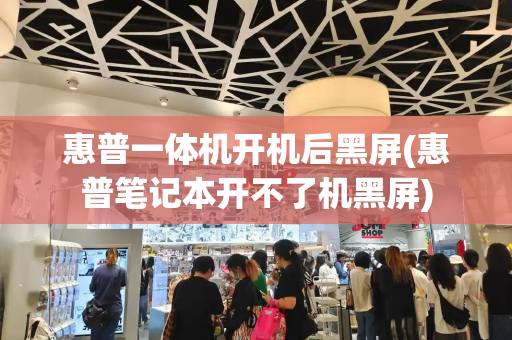 惠普一体机开机后黑屏(惠普笔记本开不了机黑屏)-第1张图片-星选测评