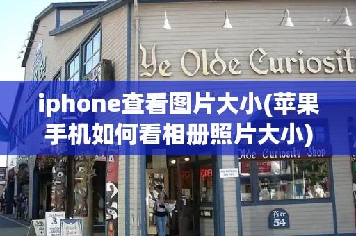 iphone查看图片大小(苹果手机如何看相册照片大小)