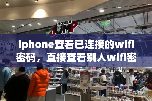 iphone查看已连接的wifi密码，直接查看别人wifi密码器