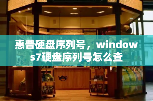 惠普硬盘序列号，windows7硬盘序列号怎么查