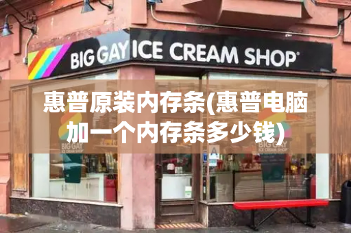 惠普原装内存条(惠普电脑加一个内存条多少钱)-第1张图片-星选测评