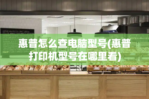 惠普怎么查电脑型号(惠普打印机型号在哪里看)