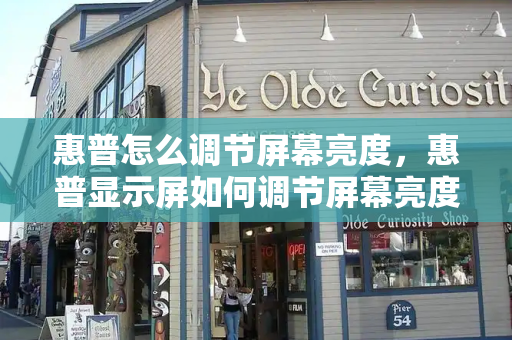 惠普怎么调节屏幕亮度，惠普显示屏如何调节屏幕亮度-第1张图片-星选测评