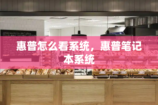惠普怎么看系统，惠普笔记本系统-第1张图片-星选测评