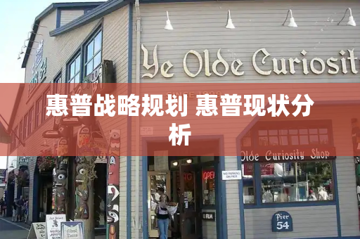 惠普战略规划 惠普现状分析