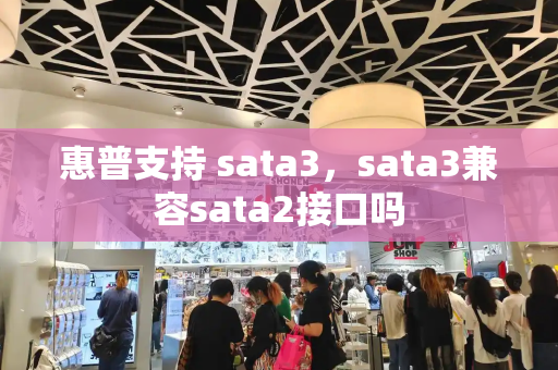 惠普支持 sata3，sata3兼容sata2接口吗