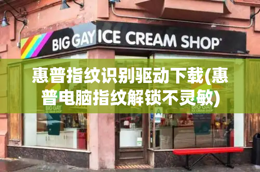 惠普指纹识别驱动下载(惠普电脑指纹解锁不灵敏)
