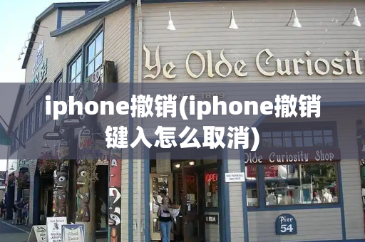 iphone撤销(iphone撤销键入怎么取消)