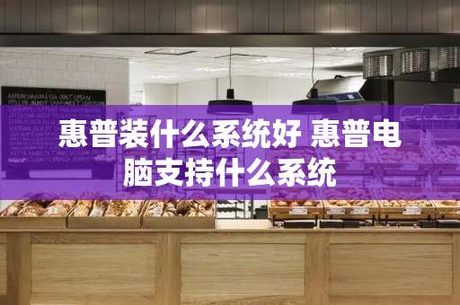 惠普装什么系统好 惠普电脑支持什么系统