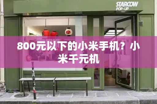 800元以下的小米手机？小米千元机-第1张图片-星选测评