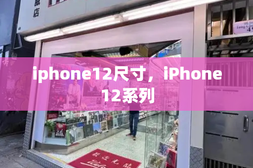 iphone12尺寸，iPhone12系列