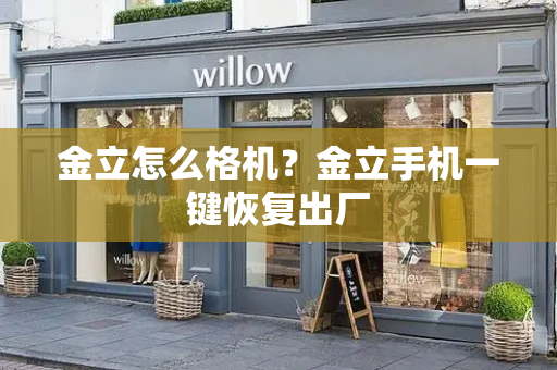 金立怎么格机？金立手机一键恢复出厂-第1张图片-星选测评