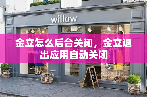 金立怎么后台关闭，金立退出应用自动关闭-第1张图片-星选测评