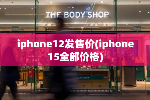 iphone12发售价(iphone15全部价格)