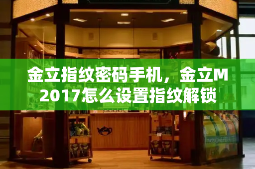 金立指纹密码手机，金立M2017怎么设置指纹解锁