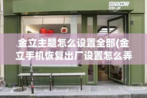 金立主题怎么设置全部(金立手机恢复出厂设置怎么弄)
