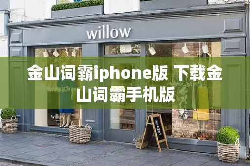 金山词霸iphone版 下载金山词霸手机版