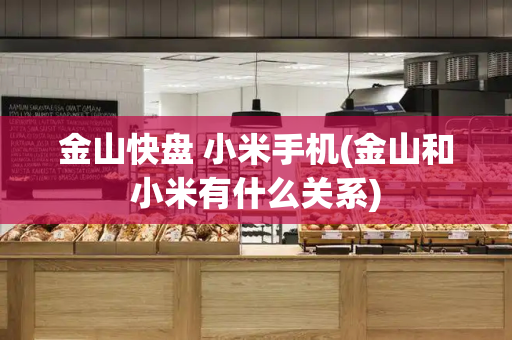 金山快盘 小米手机(金山和小米有什么关系)