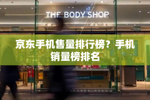 京东手机售量排行榜？手机销量榜排名