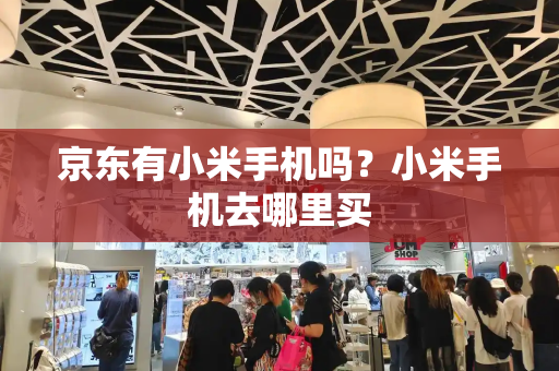 京东有小米手机吗？小米手机去哪里买-第1张图片-星选测评
