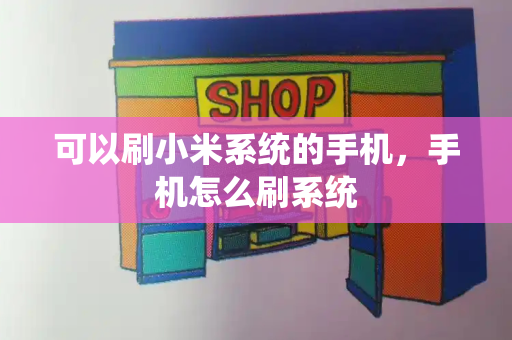 可以刷小米系统的手机，手机怎么刷系统-第1张图片-星选测评
