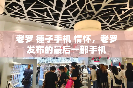 老罗 锤子手机 情怀，老罗发布的最后一部手机