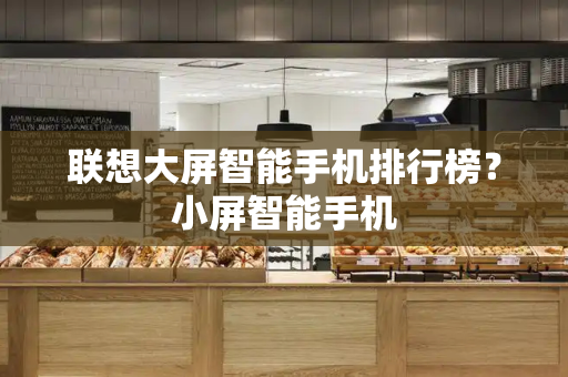 联想大屏智能手机排行榜？小屏智能手机-第1张图片-星选测评