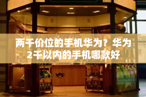 两千价位的手机华为？华为2千以内的手机哪款好-第1张图片-星选测评