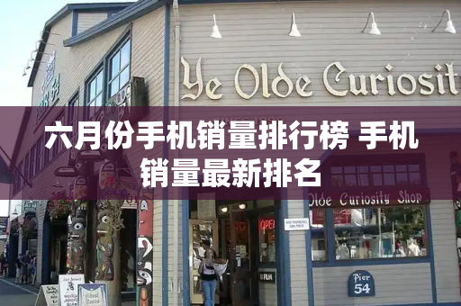 六月份手机销量排行榜 手机销量最新排名-第1张图片-星选测评