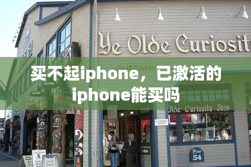 买不起iphone，已激活的iphone能买吗-第1张图片-星选测评
