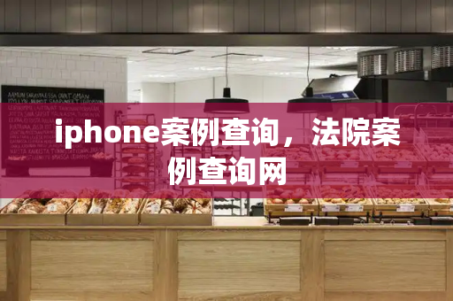iphone案例查询，法院案例查询网-第1张图片-星选测评