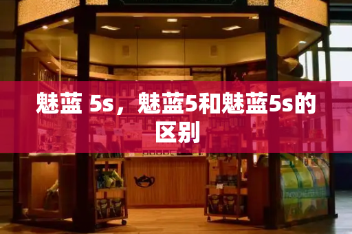 魅蓝 5s，魅蓝5和魅蓝5s的区别-第1张图片-星选测评