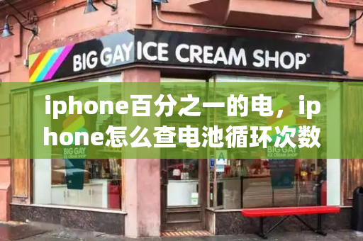 iphone百分之一的电，iphone怎么查电池循环次数