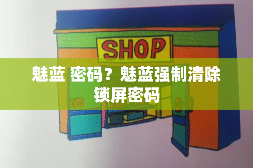 魅蓝 密码？魅蓝强制清除锁屏密码-第1张图片-星选测评