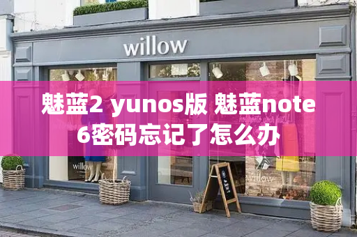 魅蓝2 yunos版 魅蓝note6密码忘记了怎么办