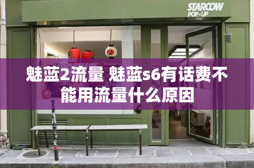 魅蓝2流量 魅蓝s6有话费不能用流量什么原因-第1张图片-星选测评