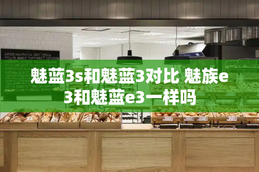 魅蓝3s和魅蓝3对比 魅族e3和魅蓝e3一样吗-第1张图片-星选测评
