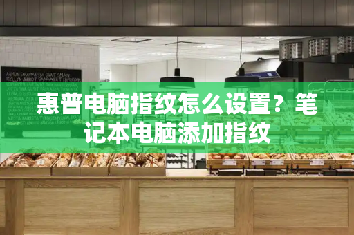 惠普电脑指纹怎么设置？笔记本电脑添加指纹