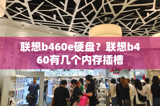 联想b460e硬盘？联想b460有几个内存插槽-第1张图片-星选测评