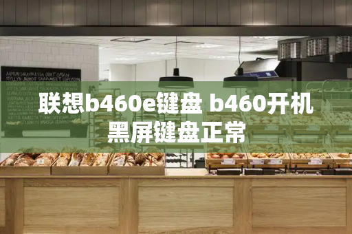 联想b460e键盘 b460开机黑屏键盘正常-第1张图片-星选测评