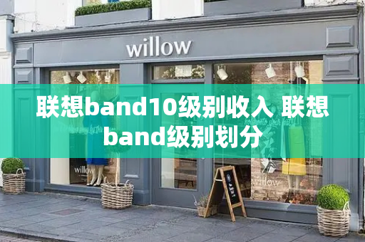 联想band10级别收入 联想band级别划分-第1张图片-星选测评