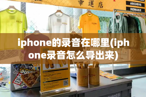 iphone的录音在哪里(iphone录音怎么导出来)