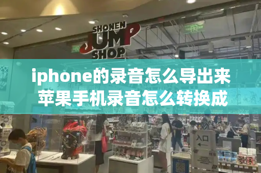 iphone的录音怎么导出来 苹果手机录音怎么转换成mp3