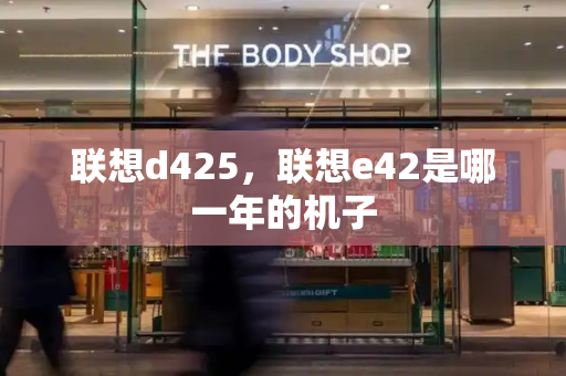 联想d425，联想e42是哪一年的机子-第1张图片-星选测评