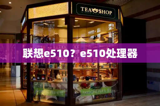 联想e510？e510处理器