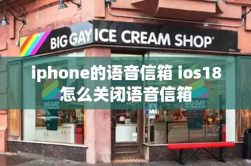 iphone的语音信箱 ios18怎么关闭语音信箱-第1张图片-星选测评